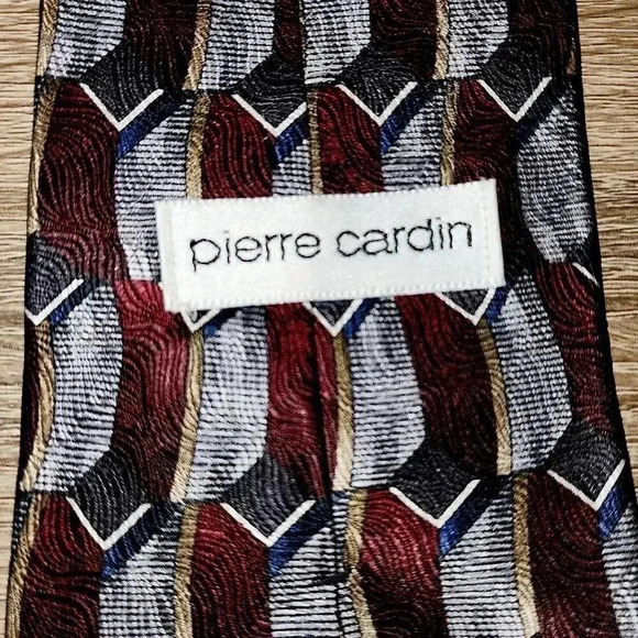Lot of 3 Designer Silk Ties! Vintage Harve Benard + Pierre Cardin + J. Garcia - Picture 8 of 9